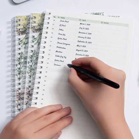 2026 Plant Care Journal Notebook For Recording Plant Watering and Fertilization, Plant Information Notebook, Gardening Journal For Plant Lovers, A5 SIZE (8.3 x 5.8 inch) 50 pages in Saudi Arabia