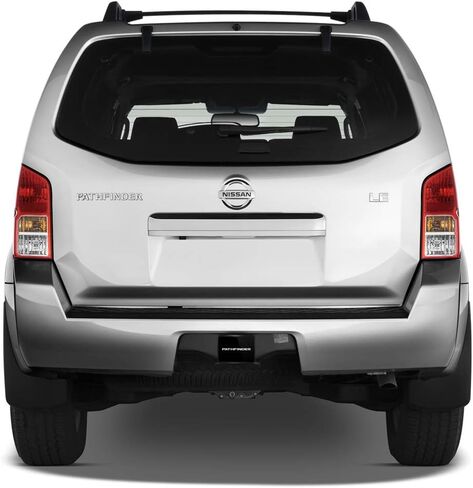 iPick Image, Compatible with - Nissan Pathfinder UV Graphic Black Metal Face-Plate on ABS Plastic 2 inch Tow Hitch Cover in Saudi Arabia