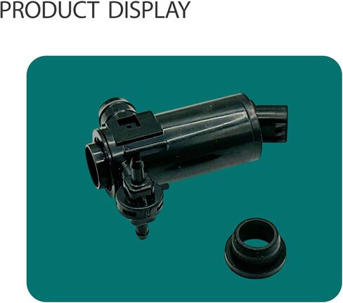 Black Windshield Washer Pump with Grommet for Lexus RX350 RX350L UX200 for Toyota C-HR Corolla Highlander RAV4 OE 85330-0E030 85330-0E031 85330-47100 Car Front Water Washer Fluid Pump in Kuwait