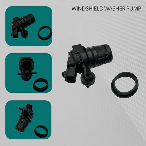 Black Windshield Washer Pump with Grommet for Honda Odyssey 2005 2006 2007 2008 2009 2010 76806-SHJ-A01 76806SHJA01 Car Front Water Washer Fluid Pump in Kuwait