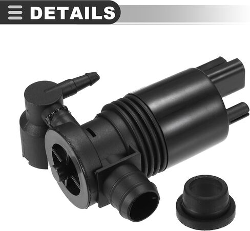 Motoforti Windshield Washer Motor Pump, for Nissan Rogue 2014-2017, Plastic, Black in Saudi Arabia