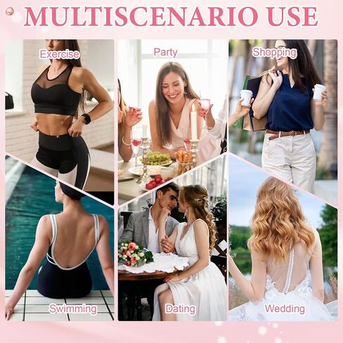 Bra Strap Clips to Make Racerback, 12 Pack Bra Straps Holder Clips for Racerback Bra Strap Holders for Slipping Conceal Straps Cleavage Control, Cross Back Converters in Saudi Arabia