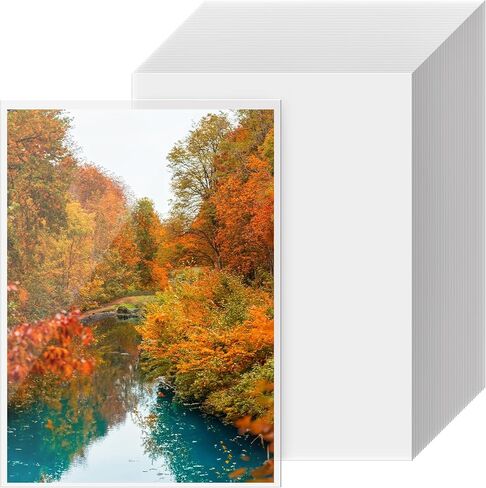 200 Pack 3.5x5 Photo Sleeves, No Holes Archival Quality Sheet Protectors Clear Top Loading Page Protectors Waterproof Soft Plastic Sleeve for Photos Postcards Pictures Art Prints Recipe Cards in Kuwait