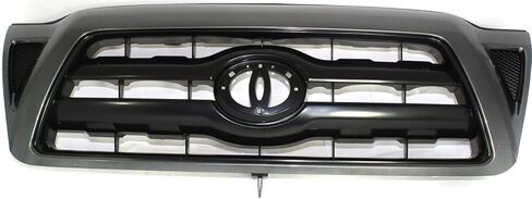 غطاء المصد الأمامي Garage-Pro لسيارة Toyota Tacoma 2005-2011، طقم مكون من قطعتين، أمامي، مزخرف، يتضمن (1) غطاء ممتص الصدمات، (1) شبكة، ملحقات Toyota Tacoma in Saudi Arabia