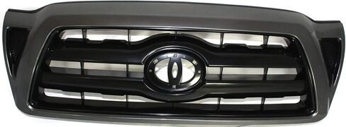 غطاء المصد الأمامي Garage-Pro لسيارة Toyota Tacoma 2005-2011، طقم مكون من قطعتين، أمامي، مزخرف، يتضمن (1) غطاء ممتص الصدمات، (1) شبكة، ملحقات Toyota Tacoma in Saudi Arabia