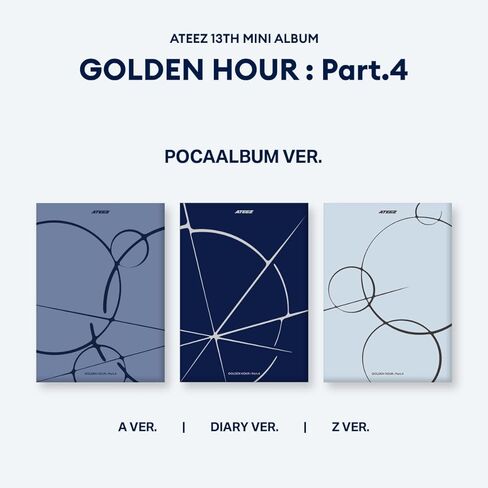 ألبوم A-TEEZ المصغر الثالث عشر [GOLDEN HOUR Part.4] POCAALBUM Random 1EA Ver in Saudi Arabia