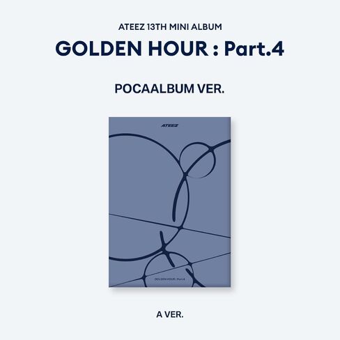 ألبوم A-TEEZ المصغر الثالث عشر [GOLDEN HOUR Part.4] POCAALBUM Random 1EA Ver in Saudi Arabia