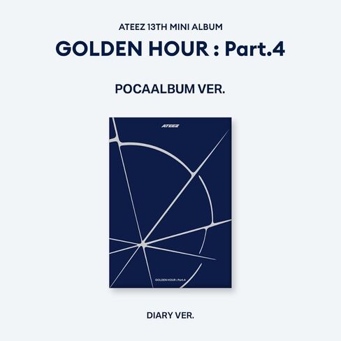 ألبوم A-TEEZ المصغر الثالث عشر [GOLDEN HOUR Part.4] POCAALBUM Random 1EA Ver in Saudi Arabia