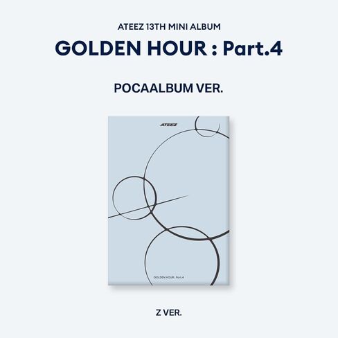 ألبوم A-TEEZ المصغر الثالث عشر [GOLDEN HOUR Part.4] POCAALBUM Random 1EA Ver in Saudi Arabia