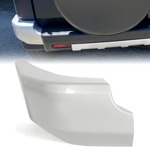غطاء نهاية المصد الخلفي من ECOTRIC متوافق مع 2007-2014 Toyota FJ Cruiser استبدال زاوية المصد الخلفي لـ 5246235030 5246335030 TO1105122 TO1104122 جانب السائق والراكب الأسود in Kuwait