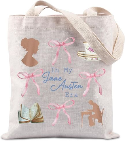 TIIMG Regency Book Lover Gift Novel Fans Gift Library Readers Book Club Bookish Tote Bag in Saudi Arabia