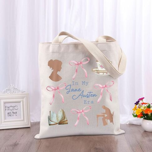 TIIMG Regency Book Lover Gift Novel Fans Gift Library Readers Book Club Bookish Tote Bag in Saudi Arabia