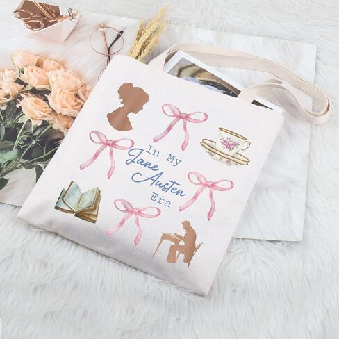 TIIMG Regency Book Lover Gift Novel Fans Gift Library Readers Book Club Bookish Tote Bag in Saudi Arabia