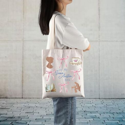 TIIMG Regency Book Lover Gift Novel Fans Gift Library Readers Book Club Bookish Tote Bag in Saudi Arabia