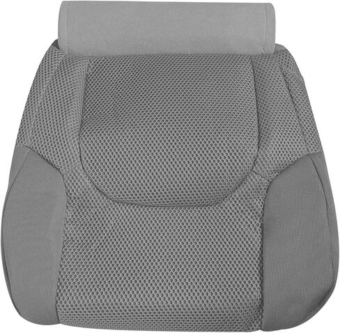 Left Front Driver Side Bottom Replacement Cloth Seat Cover Steel Gray Compatible with Nissan Frontier 2005 2006 2007 2008 2009 2010 2011 2012 2013 2014 2015 2016 2017 2018 2019 in Saudi Arabia