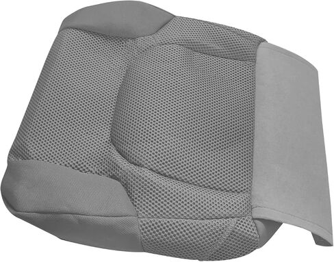 Left Front Driver Side Bottom Replacement Cloth Seat Cover Steel Gray Compatible with Nissan Frontier 2005 2006 2007 2008 2009 2010 2011 2012 2013 2014 2015 2016 2017 2018 2019 in Saudi Arabia