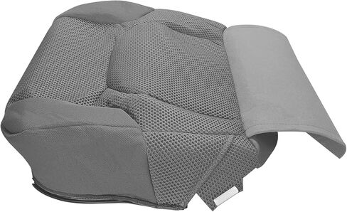 Left Front Driver Side Bottom Replacement Cloth Seat Cover Steel Gray Compatible with Nissan Frontier 2005 2006 2007 2008 2009 2010 2011 2012 2013 2014 2015 2016 2017 2018 2019 in Saudi Arabia