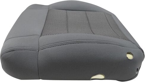 GXARTS Cloth Gray # E5DD Driver Side Bottom Replacement Seat Cover & Bottom Foam Cushion Pad Compatible with Jeep Wrangler 2008 2009 2010 in Saudi Arabia