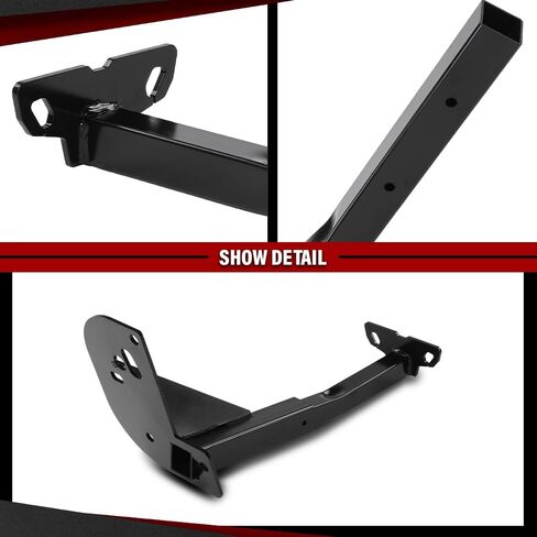 Front Camper Tie Downs Bar Powder Coated Compatible with Ford F250 F350 F450 Super Duty 2011-2016 8 Feet Bed Length Black in Saudi Arabia