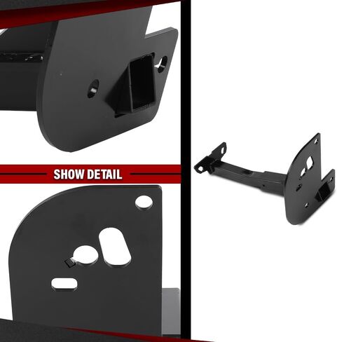 Front Camper Tie Downs Bar Powder Coated Compatible with Ford F250 F350 F450 Super Duty 2011-2016 8 Feet Bed Length Black in Saudi Arabia