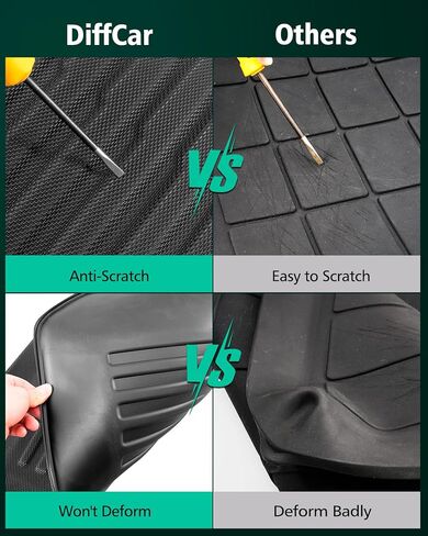 Floor Mats for Ford F250/F350/F450/F550: Crew Cab 2008 2009 2010 Bench Seat (NOT fit Trucks with Front Center Console) All Weather TPE Car Accessories Automotive for Ford Pickup Truck, 3PCS Liners in Saudi Arabia