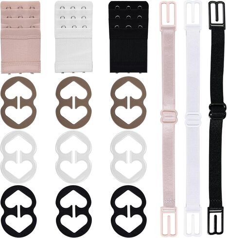 Clear Bra Straps, 6-Pairs 12mm Width Invisible Non-Slip Adjustable Bra Straps for Strapless Bra, Ballet Dance in Saudi Arabia