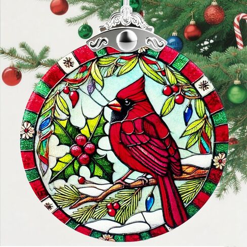 Nightmare Be Christmas Decorations Stained Glass Ornament–Halloween & Christmas Hanging Glass Wall Decor,Christmas Tree Decoration,Xmas Decor,Exchange Present in Saudi Arabia