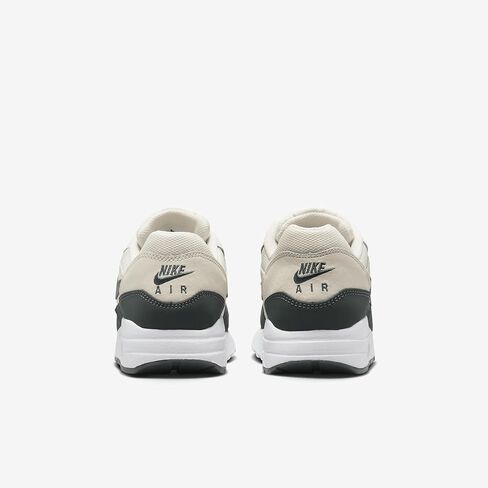 Air Max 1 Big Kids' Shoes (DZ3307-113, Pale Ivory/White/Bicoastal/Vintage Green) Size 5 in Saudi Arabia