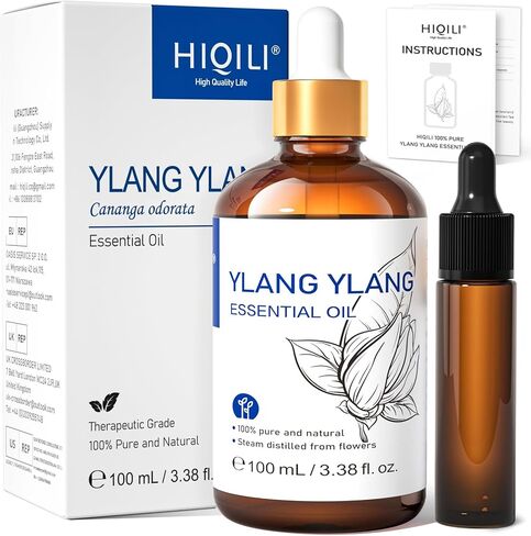 HIQILI Lemongrass Essential Oil for Diffuser,Massage,Skin & Hair Care,100 Pure Lemongrass Oil for Aromatherapy - 30ml in Saudi Arabia