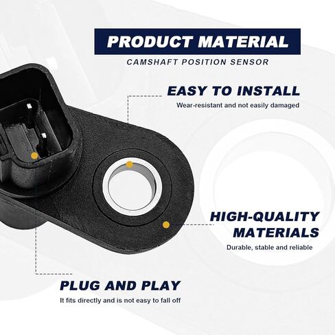 2Pcs Engine Camshaft Position Sensor Compatible with Ford 1997-2010 F-150/1996-2010 Mustang / 2002-2010 Explorer Replaces 1800527 & 907722 & PC643 & 1W7Z6B288AB in Kuwait