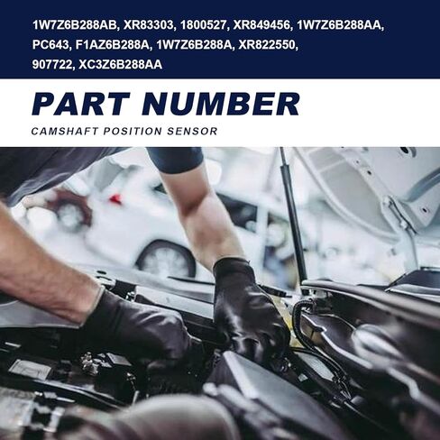 2Pcs Engine Camshaft Position Sensor Compatible with Ford 1997-2010 F-150/1996-2010 Mustang / 2002-2010 Explorer Replaces 1800527 & 907722 & PC643 & 1W7Z6B288AB in Kuwait