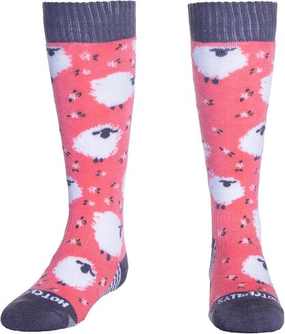 Hot Chillys Youth Snowflake Mid Volume Sock in Saudi Arabia