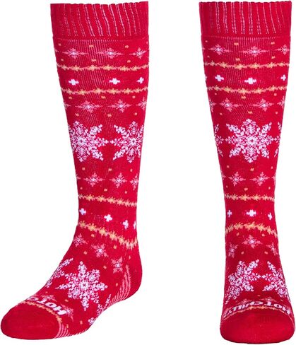 Hot Chillys Youth Snowflake Mid Volume Sock in Saudi Arabia