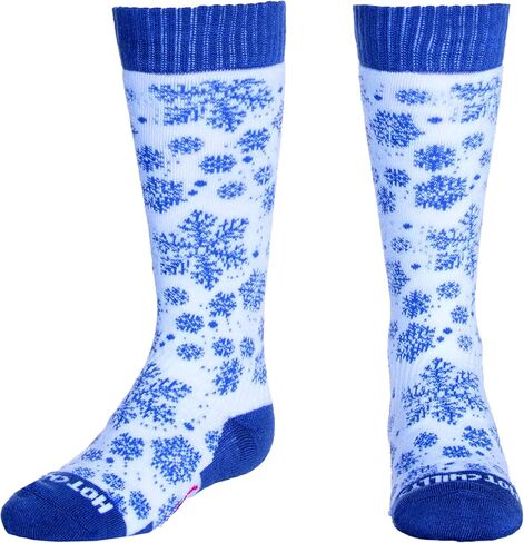 Hot Chillys Youth Snowflake Mid Volume Sock in Saudi Arabia