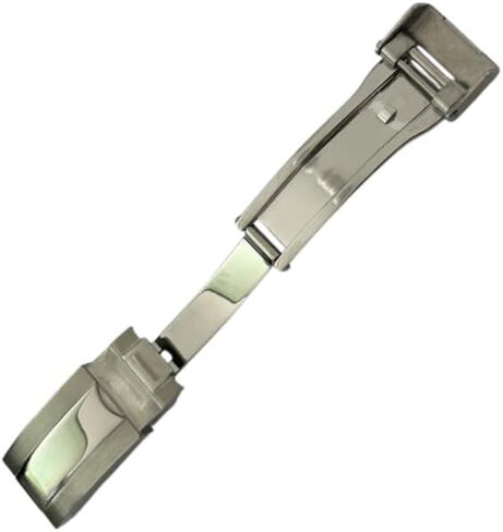Buckle Clasp Band Replacement For Rolex Gmt Daytona Oyster Rubber Watch Strap Stainless Steel 16mm in Saudi Arabia