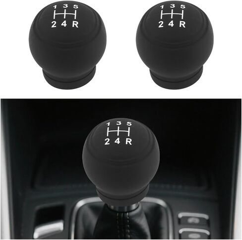 2PCS 5 Speed Gear Shift Knob Cover,Highly Elastic Silicone Car Gear Shift Cover for All-Round Protection,Tear-Resistant Stick Shifts Covers Car Interior Accessories in Saudi Arabia