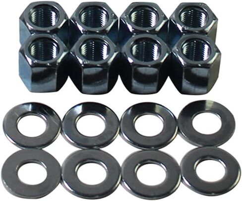 Rear Leaf Spring Axle U-Bolt Kit 2.5" Wide Leaf Springs 13.5" Long, Square U-Bolts with Hardware in Saudi Arabia