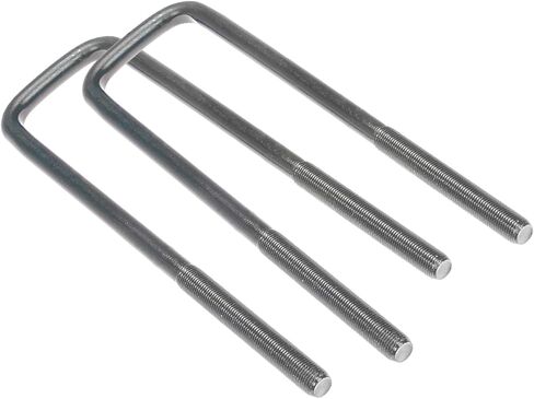 Rear Leaf Spring Axle U-Bolt Kit 2.5" Wide Leaf Springs 13.5" Long, Square U-Bolts with Hardware in Saudi Arabia