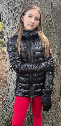 N'Ice Caps Womens Genuine Kid Leather Gloves with Plush Lining in Saudi Arabia