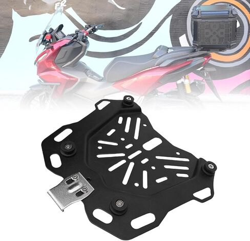 Bike Plate Tail Box Quick Release Base, Motorcycle Rear Tail Box Base Top Case Mounting Plate, Stamping Bottom Motorcycle Rack for 45L Trunk in Saudi Arabia