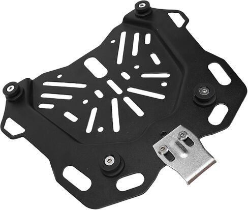 Bike Plate Tail Box Quick Release Base, Motorcycle Rear Tail Box Base Top Case Mounting Plate, Stamping Bottom Motorcycle Rack for 45L Trunk in Saudi Arabia