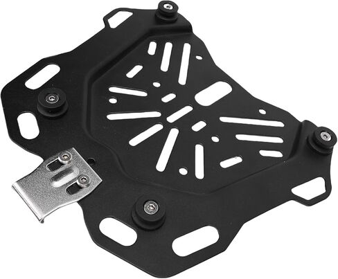 Bike Plate Tail Box Quick Release Base, Motorcycle Rear Tail Box Base Top Case Mounting Plate, Stamping Bottom Motorcycle Rack for 45L Trunk in Saudi Arabia