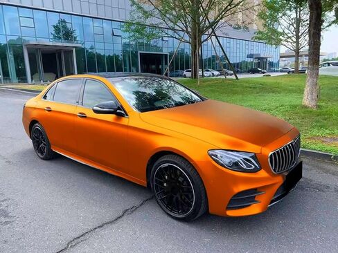 12"x60" (1FTx5FT) PET Romance Chrome Lava Orange Vinyl Wrap Auto Car Sticker Decal Film Sheet Bubble Free Air Release Technology with Tool Kit in Saudi Arabia