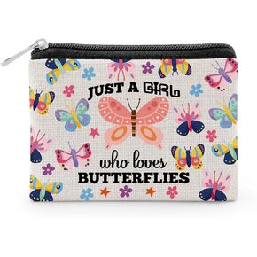 Butterfly Gifts for Women Butterfly Lover Gifts for Women Coin Purse Butterflies Inspirational Christmas Gift for Friends Mom Sister Female Coworker Butterflies Themed Gift Birthday Coin Wallet in Saudi Arabia