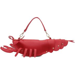Cute 3D Lobster Shoulder Bag Crossbody Bag, Novelty Purse, Unique Animals Shaped Handbag for Women in Saudi Arabia