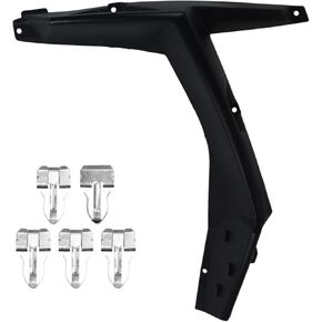 5439760070 بديل للحاجز الأمامي الأيسر لـ Polaris RZR XP 4 1000 2014-2021 RZR 900 2015-2020 Turbo 2016-2021 واقي الطين البلاستيكي شديد التحمل باللون الأسود اللامع in Kuwait