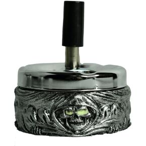 Glow in the Dark Spinning Ashtray - Skull and Crossbones in Saudi Arabia