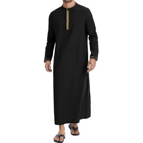 YAOHUOLE ثوب عربي للرجال ثوب قفطان مسلم ثوب عربي in Kuwait