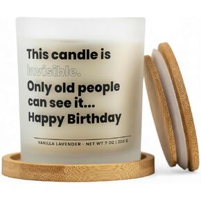 Wick and Wit Happy Birthday Bestie Gift Set – Premium Vanilla Lavender Soy Candle, Birthday Gifts for Women, BFF Gifts, 50+ Hour Burn, Ready to Gift Box in Saudi Arabia