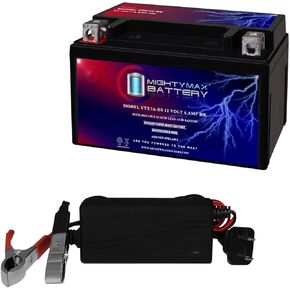 بطارية بديلة من مايتي ماكس YTX7A-BS لجهاز Duralast Gold GSX7A + شاحن 12 فولت 1 أمبير in Kuwait
